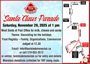 tavistock santa claus parade route