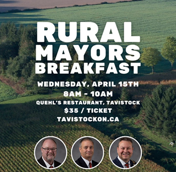 Rural Mayors Breakfast - Announcement